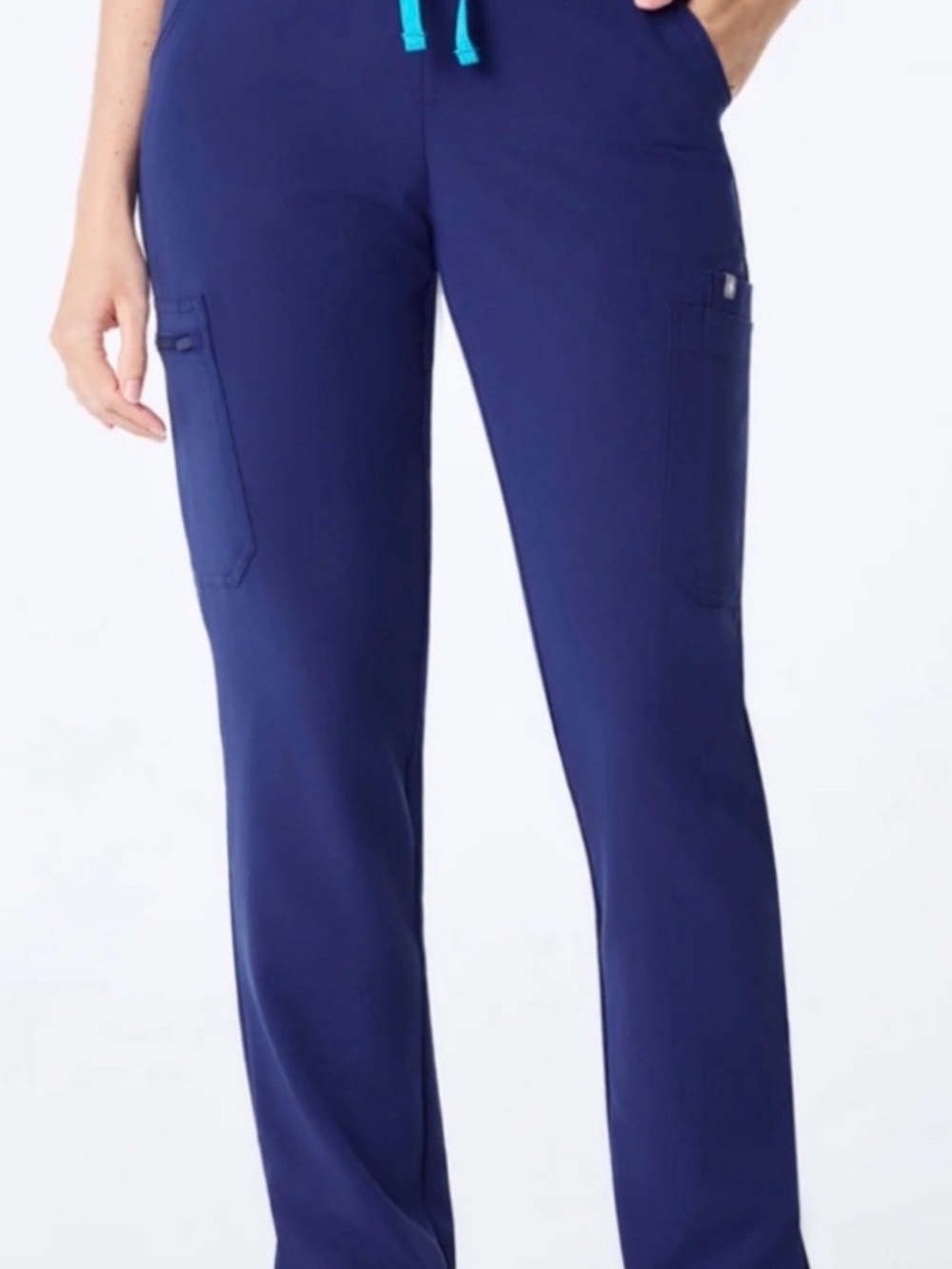 Figs Dowa High Waisted-Sapphire